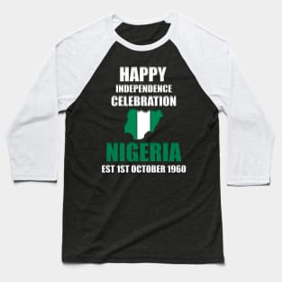 Independent Day Nigeria Baseball T-Shirt